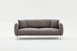 Canapea extensibilă Simena, 3 locuri, Diverse culori, 210x95x80 cm - Gri - Auriu | SKU: 825BLC2838 | Canapea extensibilă Simena, 3 locuri, 210x95x80 cm, varianta Gri - Auriu, produs pentru amenajarea locuinței, disponibil online în România la CasaMob