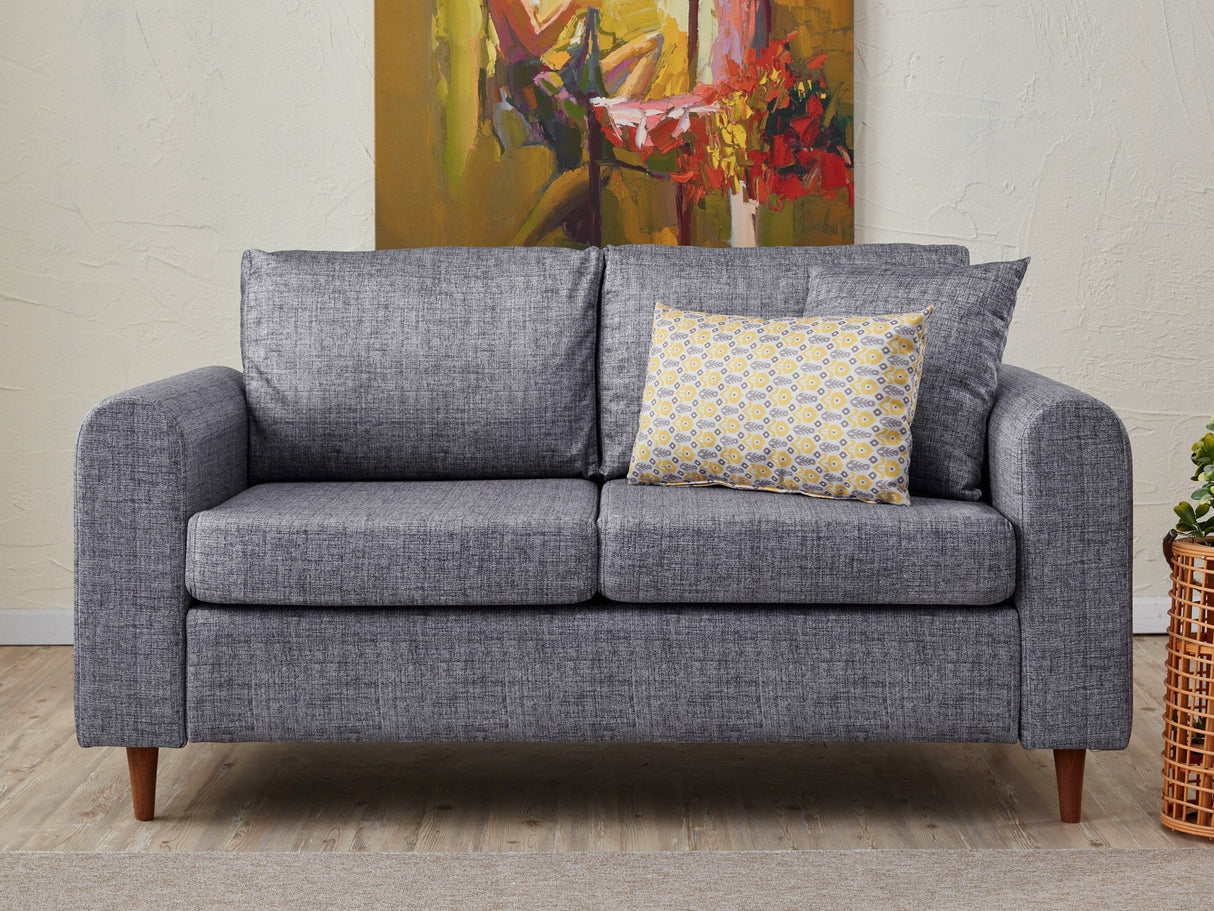 Canapea fixă Salem, Diverse culori, Diverse configurații, Diverse dimensiuni - Gri - 154x83x86 cm - 2 locuri | SKU: 825BLC2840 | Canapea fixă Salem, varianta Gri - 154x83x86 cm - 2 locuri, produs pentru amenajarea locuinței, disponibil online în România la CasaMob
