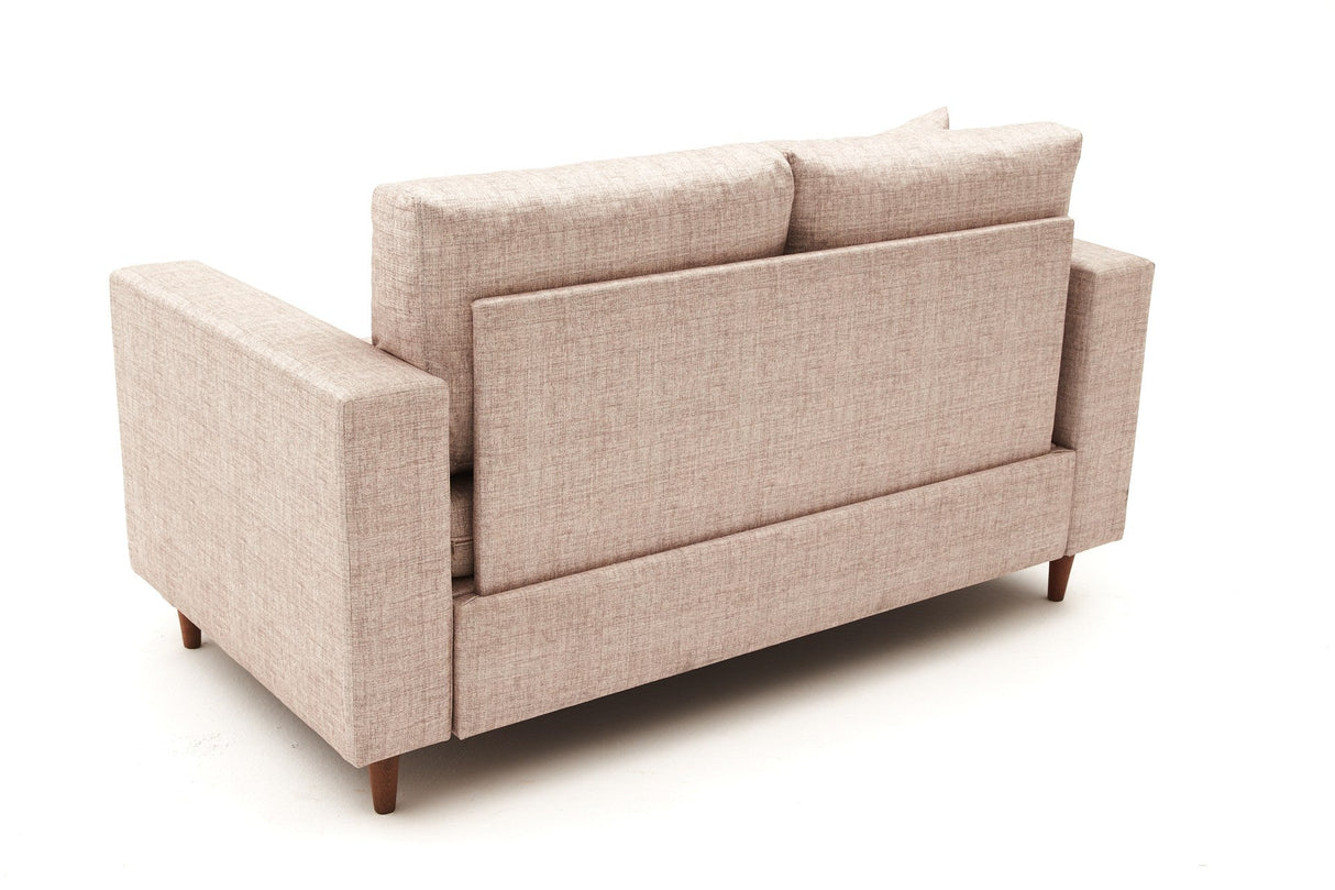 Canapea fixă Step, Diverse culori, Diverse configurații, Diverse dimensiuni - Crem - 154x83x86 cm - 2 locuri | SKU: 825BLC2844 | Canapea fixă Step, varianta Crem - 154x83x86 cm - 2 locuri, produs pentru amenajarea locuinței, disponibil online în România la CasaMob
