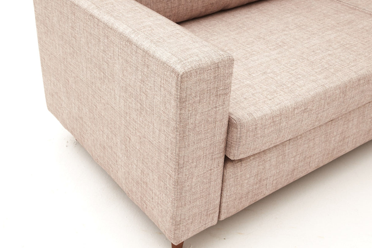 Canapea fixă Step, Diverse culori, Diverse configurații, Diverse dimensiuni - Crem - 154x83x86 cm - 2 locuri | SKU: 825BLC2844 | Canapea fixă Step, varianta Crem - 154x83x86 cm - 2 locuri, produs pentru amenajarea locuinței, disponibil online în România la CasaMob