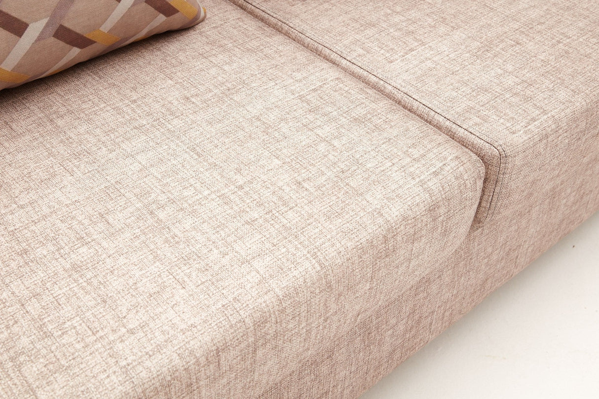 Canapea fixă Step, Diverse culori, Diverse configurații, Diverse dimensiuni - Crem - 154x83x86 cm - 2 locuri | SKU: 825BLC2844 | Canapea fixă Step, varianta Crem - 154x83x86 cm - 2 locuri, produs pentru amenajarea locuinței, disponibil online în România la CasaMob