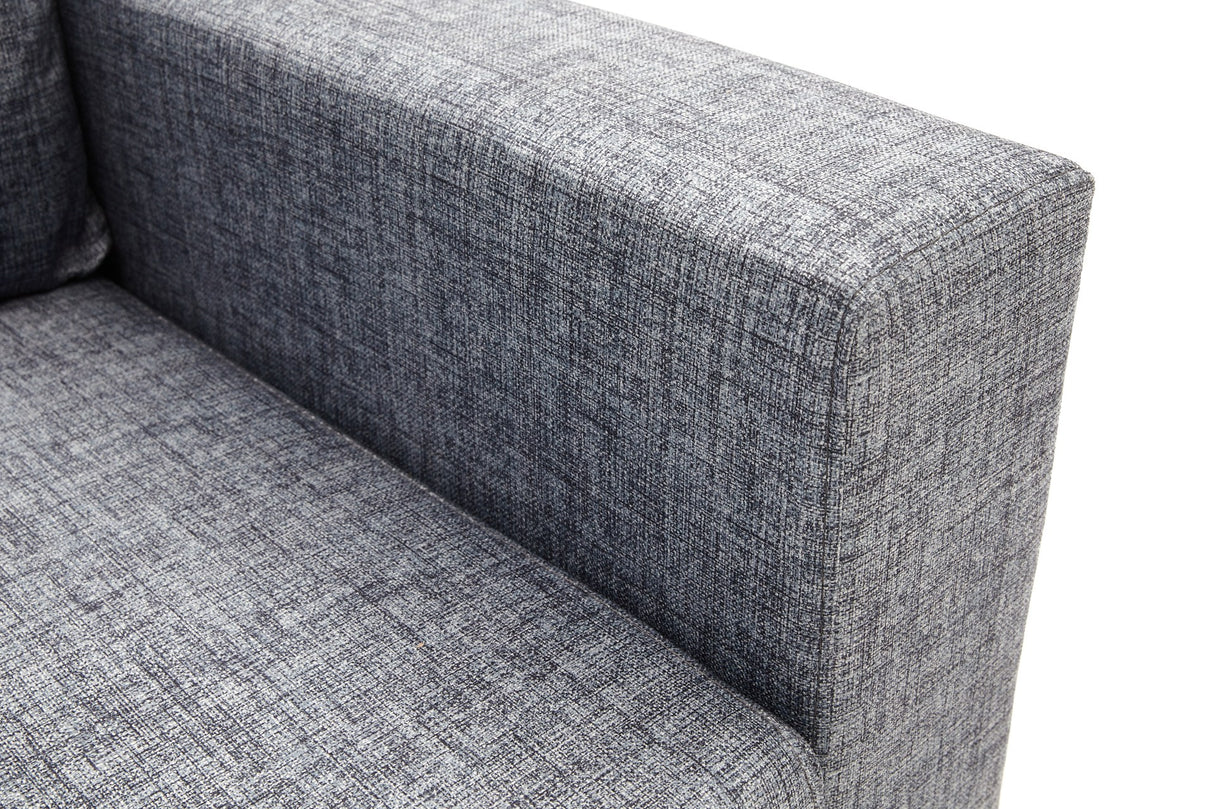 Canapea fixă Step, Diverse culori, Diverse configurații, Diverse dimensiuni - Gri - 154x83x86 cm - 2 locuri | SKU: 825BLC2843 | Canapea fixă Step, varianta Gri - 154x83x86 cm - 2 locuri, produs pentru amenajarea locuinței, disponibil online în România la CasaMob