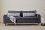 Canapea fixă Salem, Diverse culori, Diverse configurații, Diverse dimensiuni - Antracit - 211x83x86 cm - 3 locuri | SKU: 825BLC2845 | Canapea fixă Salem, varianta Antracit - 211x83x86 cm - 3 locuri, produs pentru amenajarea locuinței, disponibil online în România la CasaMob