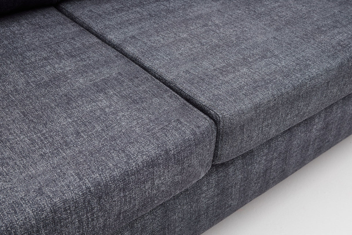 Canapea fixă Salem, Diverse culori, Diverse configurații, Diverse dimensiuni - Antracit - 211x83x86 cm - 3 locuri | SKU: 825BLC2845 | Canapea fixă Salem, varianta Antracit - 211x83x86 cm - 3 locuri, produs pentru amenajarea locuinței, disponibil online în România la CasaMob