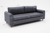 Canapea fixă Salem, Diverse culori, Diverse configurații, Diverse dimensiuni - Antracit - 211x83x86 cm - 3 locuri | SKU: 825BLC2845 | Canapea fixă Salem, varianta Antracit - 211x83x86 cm - 3 locuri, produs pentru amenajarea locuinței, disponibil online în România la CasaMob