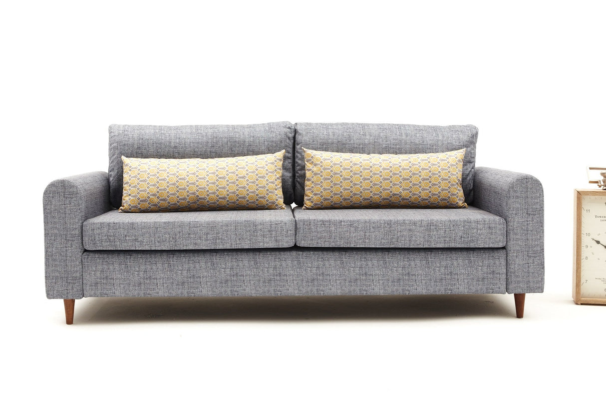 Canapea fixă Salem, Diverse culori, Diverse configurații, Diverse dimensiuni - Gri - 211x83x86 cm - 3 locuri | SKU: 825BLC2846 | Canapea fixă Salem, varianta Gri - 211x83x86 cm - 3 locuri, produs pentru amenajarea locuinței, disponibil online în România la CasaMob