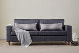 Canapea fixă Step, Diverse culori, Diverse configurații, Diverse dimensiuni - Antracit - 211x83x86 cm - 3 locuri | SKU: 825BLC2848 | Canapea fixă Step, varianta Antracit - 211x83x86 cm - 3 locuri, produs pentru amenajarea locuinței, disponibil online în România la CasaMob