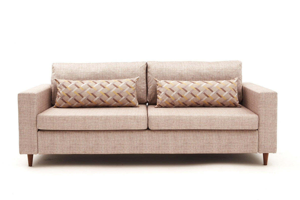 Canapea fixă Step, Diverse culori, Diverse configurații, Diverse dimensiuni - Crem - 211x83x86 cm - 3 locuri | SKU: 825BLC2850 | Canapea fixă Step, varianta Crem - 211x83x86 cm - 3 locuri, produs pentru amenajarea locuinței, disponibil online în România la CasaMob