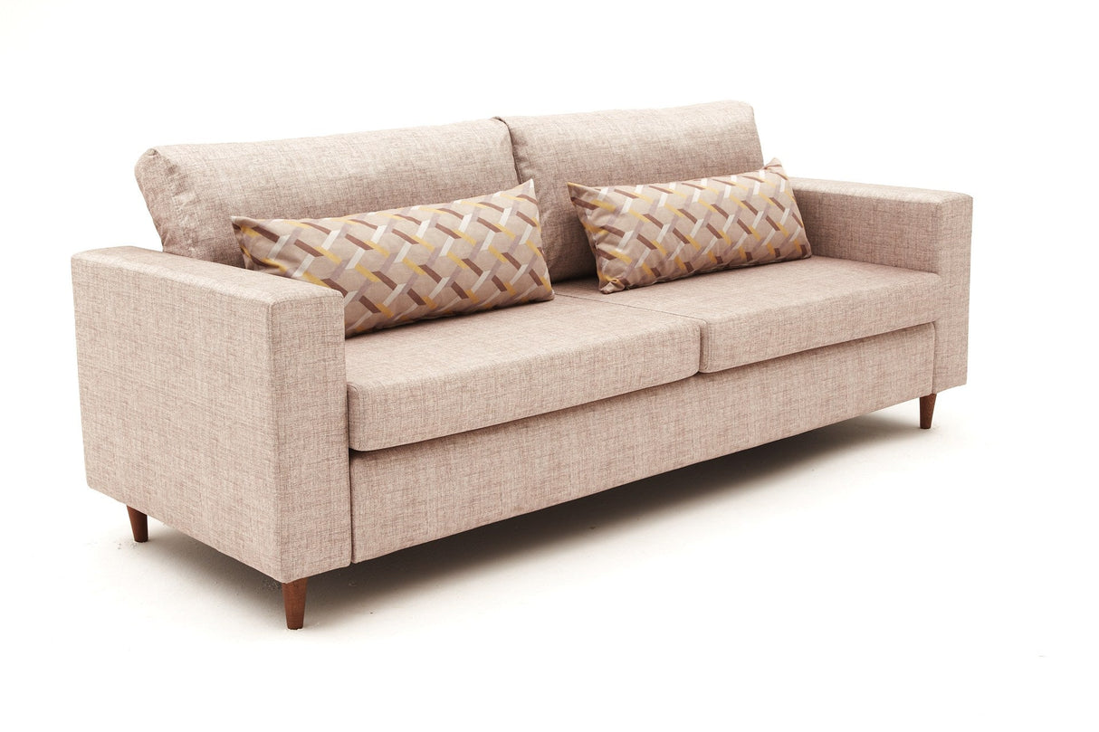 Canapea fixă Step, Diverse culori, Diverse configurații, Diverse dimensiuni - Crem - 211x83x86 cm - 3 locuri | SKU: 825BLC2850 | Canapea fixă Step, varianta Crem - 211x83x86 cm - 3 locuri, produs pentru amenajarea locuinței, disponibil online în România la CasaMob