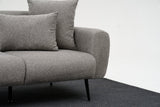Canapea fixă Side, Diverse culori, Diverse configurații, Diverse dimensiuni - Gri deschis - 171x82x77 cm - 2 locuri | SKU: 825BLC2881 | Canapea fixă Side, varianta Gri deschis - 171x82x77 cm - 2 locuri, produs pentru amenajarea locuinței, disponibil online în România la CasaMob