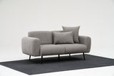 Canapea fixă Side, Diverse culori, Diverse configurații, Diverse dimensiuni - Gri deschis - 171x82x77 cm - 2 locuri | SKU: 825BLC2881 | Canapea fixă Side, varianta Gri deschis - 171x82x77 cm - 2 locuri, produs pentru amenajarea locuinței, disponibil online în România la CasaMob