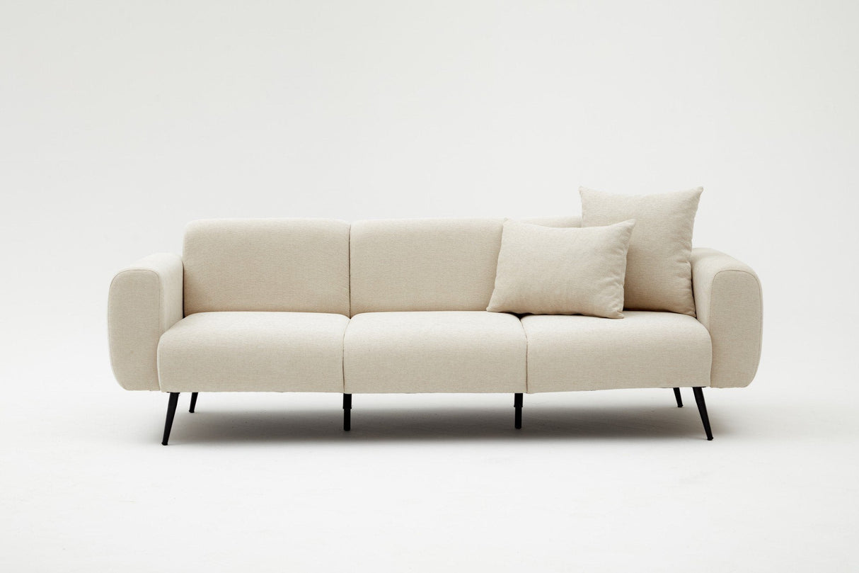 Canapea fixă Side, Diverse culori, Diverse configurații, Diverse dimensiuni - Crem - 235x82x77 cm - 3 locuri | SKU: 825BLC2854 | Canapea fixă Side, varianta Crem - 235x82x77 cm - 3 locuri, produs pentru amenajarea locuinței, disponibil online în România la CasaMob