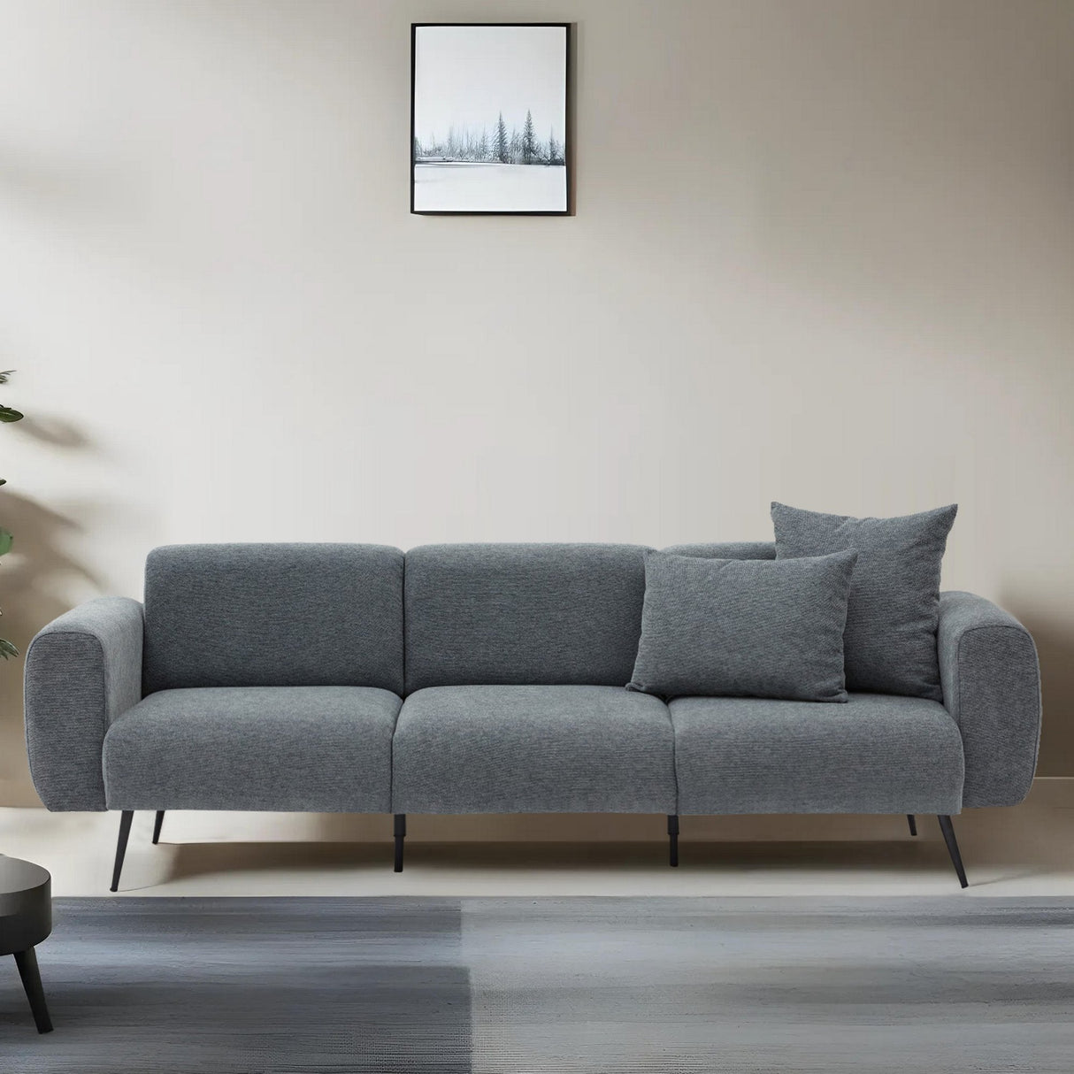 Canapea fixă Side, Diverse culori, Diverse configurații, Diverse dimensiuni - Antracit - 235x82x77 cm - 3 locuri | SKU: 825BLC2855 | Canapea fixă Side, varianta Antracit - 235x82x77 cm - 3 locuri, produs pentru amenajarea locuinței, disponibil online în România la CasaMob
