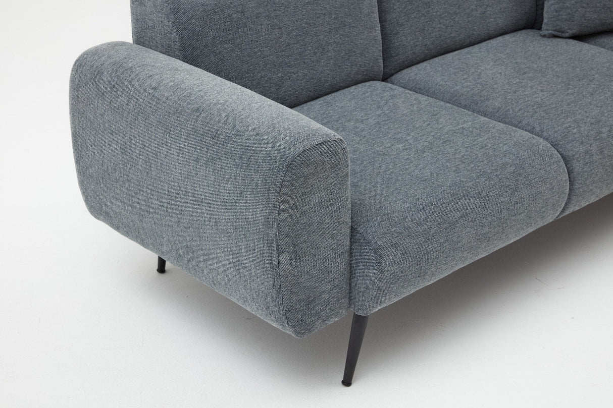 Canapea fixă Side, Diverse culori, Diverse configurații, Diverse dimensiuni - Antracit - 235x82x77 cm - 3 locuri | SKU: 825BLC2855 | Canapea fixă Side, varianta Antracit - 235x82x77 cm - 3 locuri, produs pentru amenajarea locuinței, disponibil online în România la CasaMob