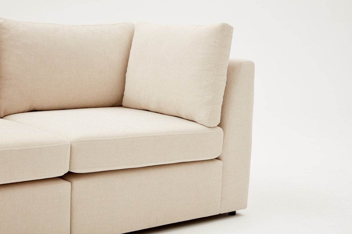 Canapea fixă 3 locuri Mottona 3-Seat, Diverse culori, 90x90x84 cm - Crem | SKU: 825BLC2866 | Canapea fixă 3 locuri Mottona 3-Seat, 90x90x84 cm, varianta Crem, produs pentru amenajarea locuinței, disponibil online în România la CasaMob