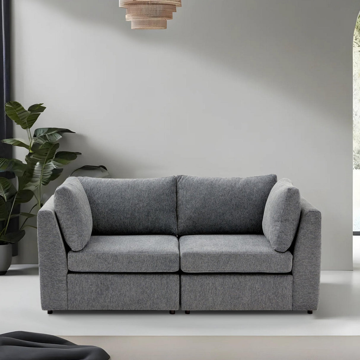 Canapea fixă 2 locuri Mottona 2-Seat, Diverse culori, 90x90x84 cm - Gri | SKU: 825BLC2869 | Canapea fixă 2 locuri Mottona 2-Seat, 90x90x84 cm, varianta Gri, produs pentru amenajarea locuinței, disponibil online în România la CasaMob