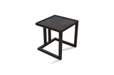 Set 2 măsuțe de cafea Santan, Negru, 40x50x50 cm