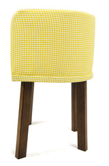 Scaun Plung, Nuc - Galben, 45x45x75 cm
