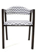 Scaun Boi, Pin - Alb - Gri, 50x50x70 cm, SKU 829MSV3704, imagine 3