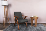 Scaun Melody - Black, Grey, Beech - Antracit, 64x50x48 cm