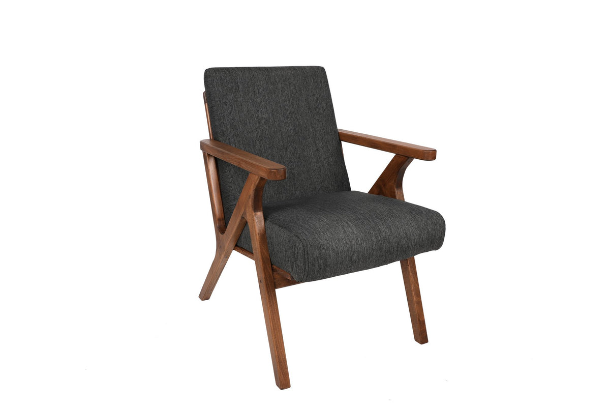 Scaun Melody - Black, Grey, Beech - Antracit, 64x50x48 cm, SKU 829MSV3724, imagine 5