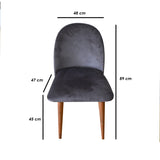 Scaun Weiz, Nuc - Maro, 48x47x89 cm