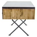 Birou Maliari Large, Maro, 140x75x75 cm