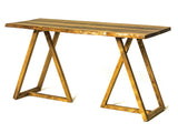 Masă dining Saiza, Stejar, 149x55x79 cm