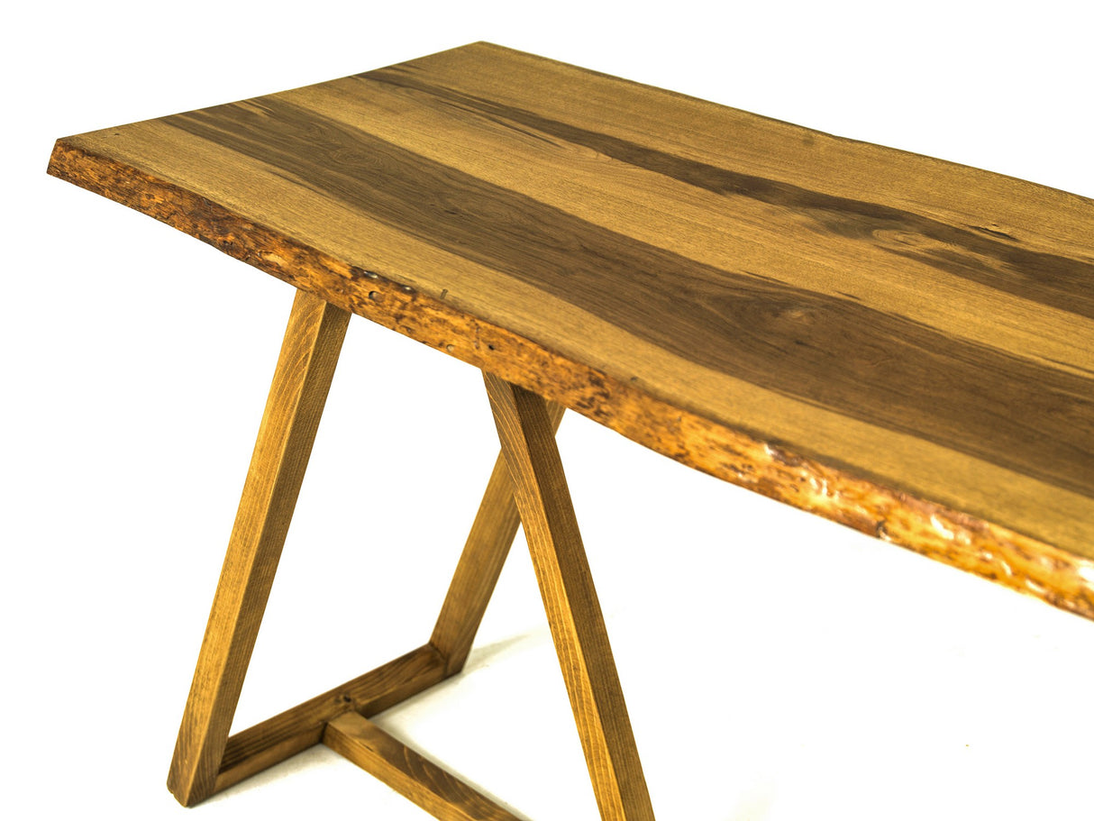 Masă dining Saiza, Stejar, 149x55x79 cm