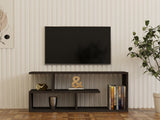 Comodă TV Cafu, Negru, 100x30x40 cm