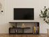 Comodă TV Cafu, Negru, 100x29.6x40 cm, SKU 835PUQ3075, imagine 2