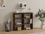 Birou Handy, Nuc - Alb, 124x44x75 cm