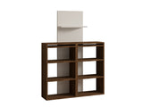 Birou Handy, Nuc - Alb, 124x44x75 cm