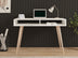 Birou Cisto, Alb, 120x60x74.8 cm, SKU 835PUQ3813, imagine 2