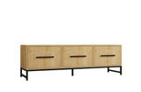 Comodă TV Melody, Stejar safir, 160x40x50 cm