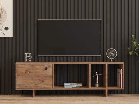 Comodă TV Folsom, Pin atlantic, 140x29x45 cm