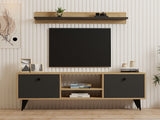 Comodă TV Sliva, Sapphire - Antracit, 160x30x48 cm