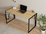 Birou Cunda Black, Sapphire - Negru, 140x70x74 cm