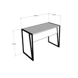 Birou Cunda Black, Sapphire - Negru, 140x70x74 cm