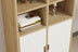 Bibliotecă Lido, Stejar safir - Alb, 58.6x30x160 cm, SKU 835PUQ5301, imagine 4