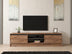 Comodă TV Isıl, Pin atlantic - Antracit, 180x40x45 cm, SKU 835PUQ6231, imagine 3
