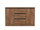 Set mobilă pentru sufragerie Muren, Pin atlantic - Antracit, 180x40x45 cm