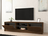 Comodă TV Olça, Nuc - Antracit, 180x40x45 cm