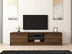 Comodă TV Olça, Nuc - Antracit, 180x40x45 cm, SKU 835PUQ6235, imagine 3
