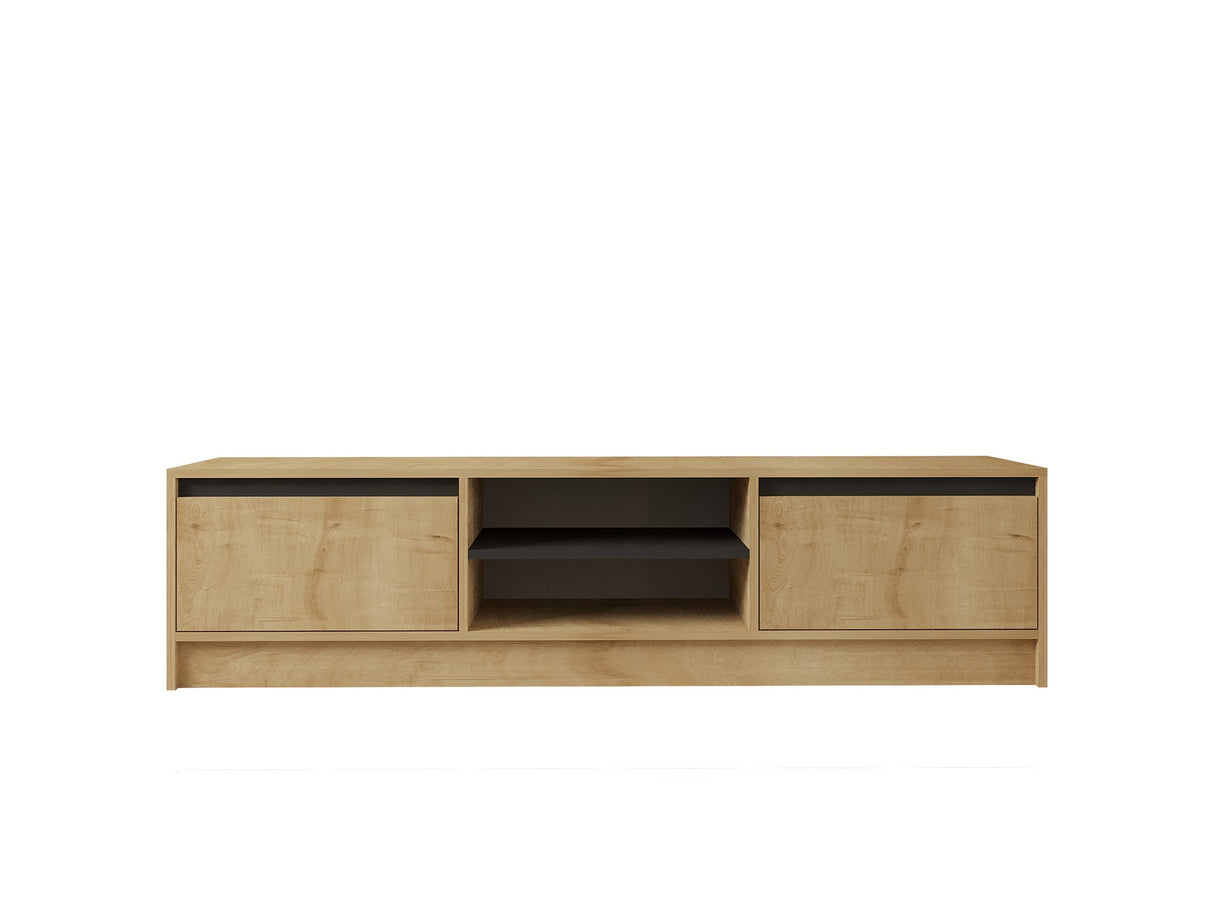 Set mobilă pentru sufragerie Suna, Sapphire - Stejar - Antracit, 180x40x45 cm