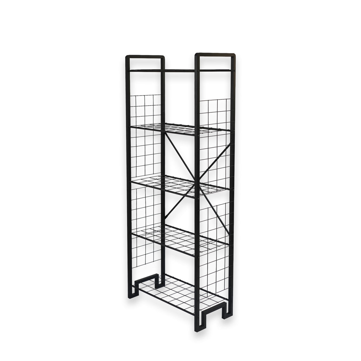 Bibliotecă Kane, Negru, 30x156x60 cm