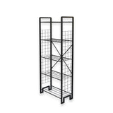 Bibliotecă Kane, Negru, 30x156x60 cm