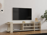 Comodă TV Zeyna, Travertin, 156x30x40 cm