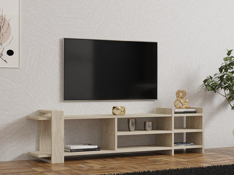 Comodă TV Zeyna, Travertin, 156x30x40 cm