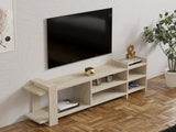 Comodă TV Zeyna, Travertin, 156x30x40 cm